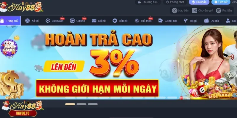 khuyến mãi hoàn trả Hay88