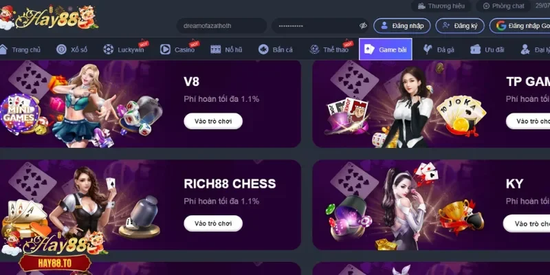 link vao hay88