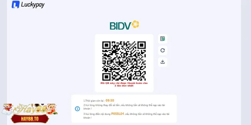 Thao tác 3 bước có số dư trong tài khoản