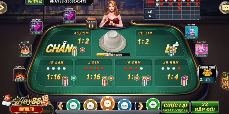 Các ô để xuống tiền