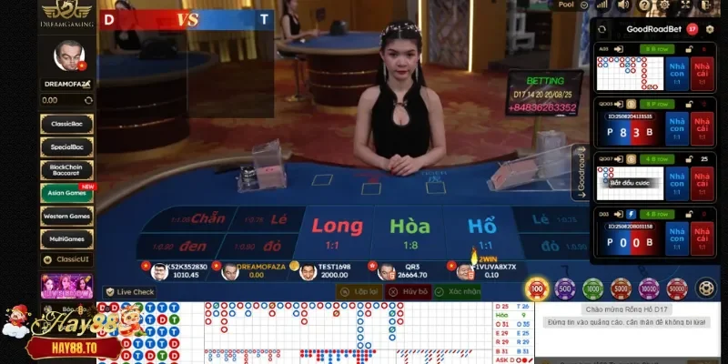 Cược có cân nhắc vào ô Tie