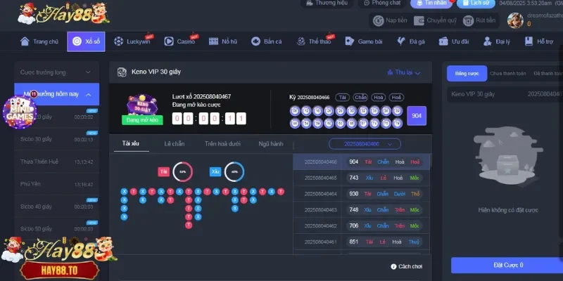 Loto siêu tốc trong vòng 3 phút