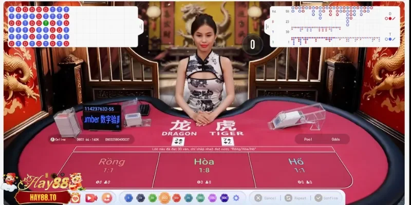 Rồng Hổ - Phân thắng thua qua 1 lá bài